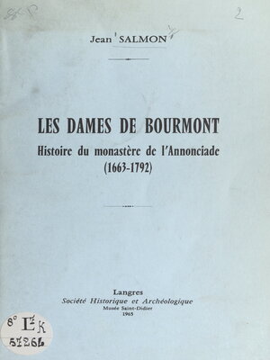 cover image of Les dames de Bourmont